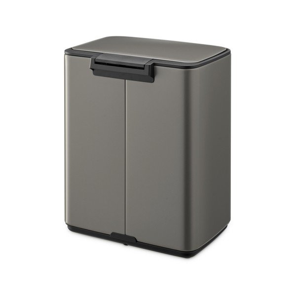 Coș de gunoi gri cu pedală din oțel 12 l Bo – Brabantia-image-3