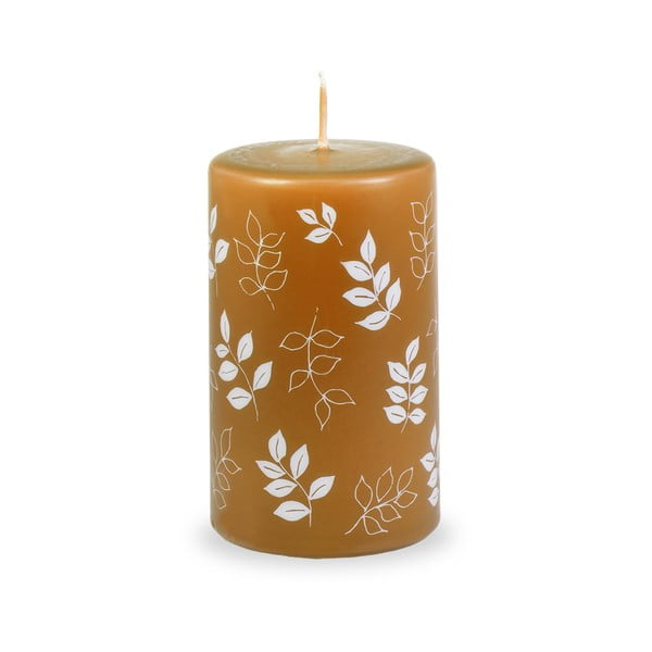 Lumânare Unipar Pure Beauty, durată ardere 40 h, portocaliu