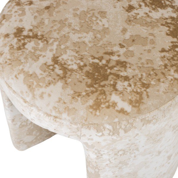 Scaun tip taburet bej tapițat Charlie – WOOOD-image-4