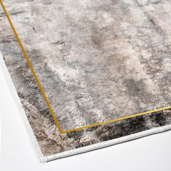 Covorașe de baie gri-maro 2 buc. 60x100 cm – Foutastic-image-3