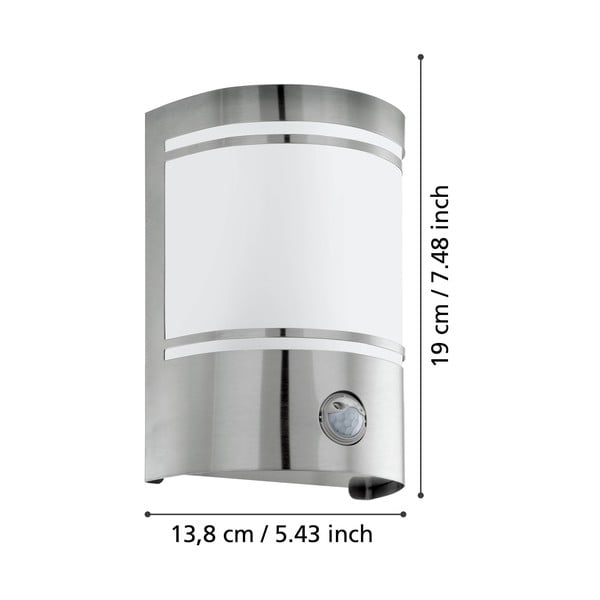 Corp de iluminat pentru exterior de perete (înălțime 19 cm) CERNO – EGLO-image-2