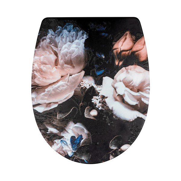 Capac WC Wenko Peony, motive florale-image-2