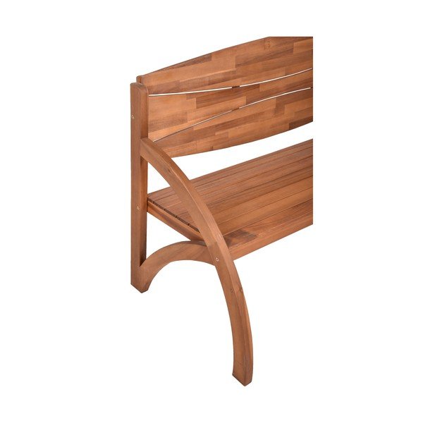 Bancă de grădină maro din lemn masiv Hadia – Garden Pleasure-image-1