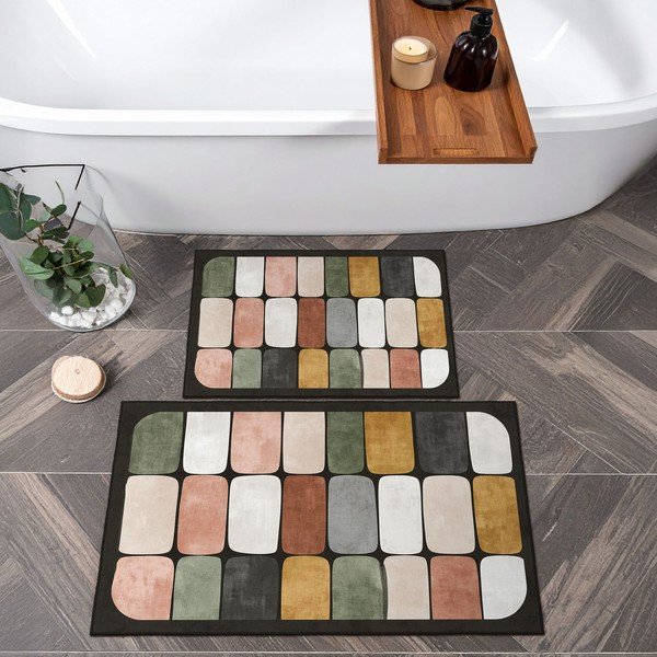 Covorașe de baie 2 buc. 60x100 cm – Foutastic-image-3