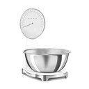 Cântar de bucătărie alb din plastic digital – SMEG