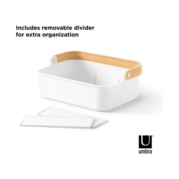 Organizator de baie alb din plastic Bellwood – Umbra-image-4