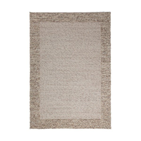 Covor în culoare naturală țesut manual din amestesc de lână 120x170 cm Rue – Flair Rugs