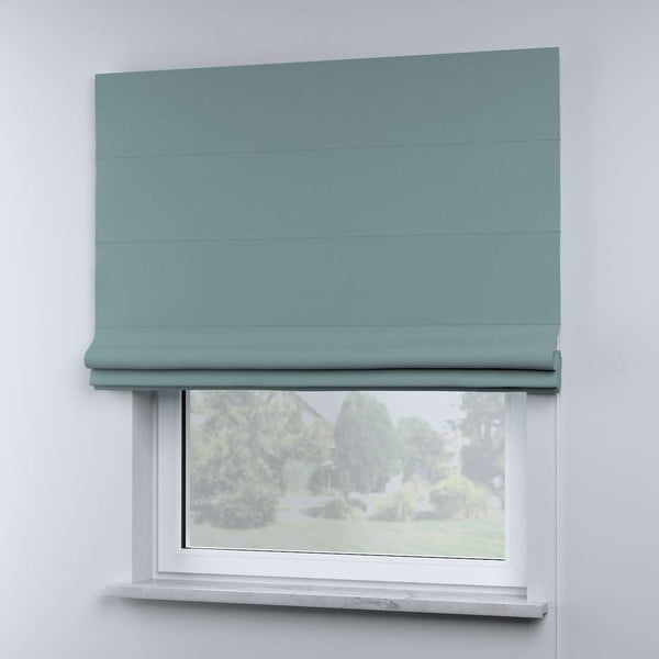 Jaluzea romană verde 170x100 cm Cotton Story - Yellow Tipi-image-1