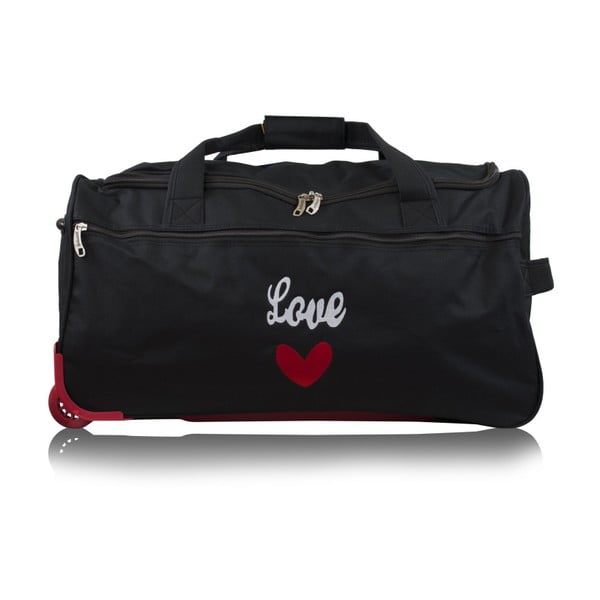 Geamantan cu roţi INFINITIF, 60 cm L, negru-image-1