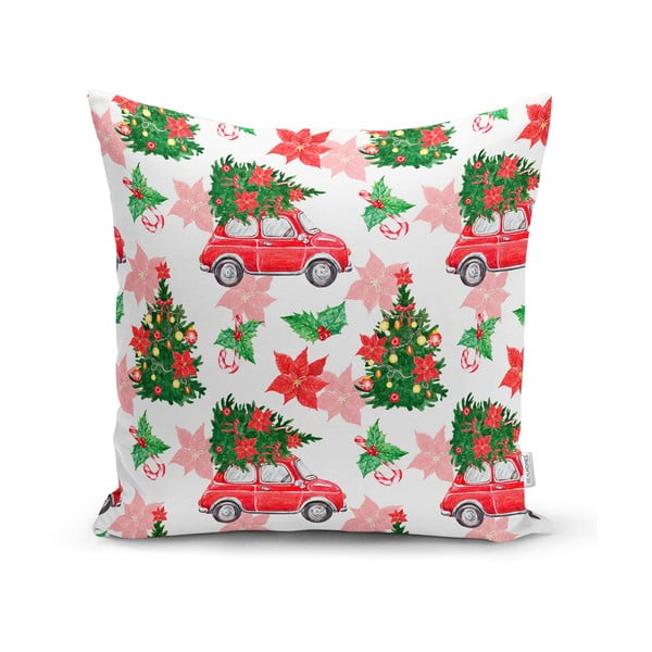 Față de pernă cu model de Crăciun Minimalist Cushion Covers Merry Christmas, 42 x 42 cm