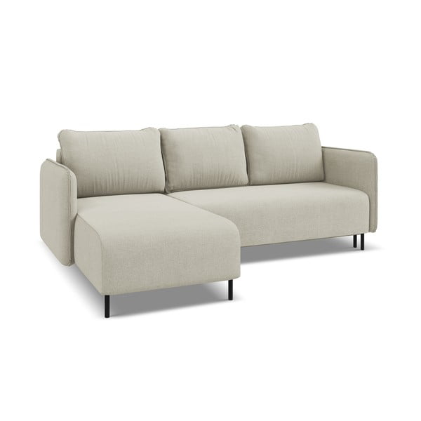 Colțar bej extensibil/cu spațiu de depozitare (cu colț pe partea stângă) Luana – Makamii-image-4