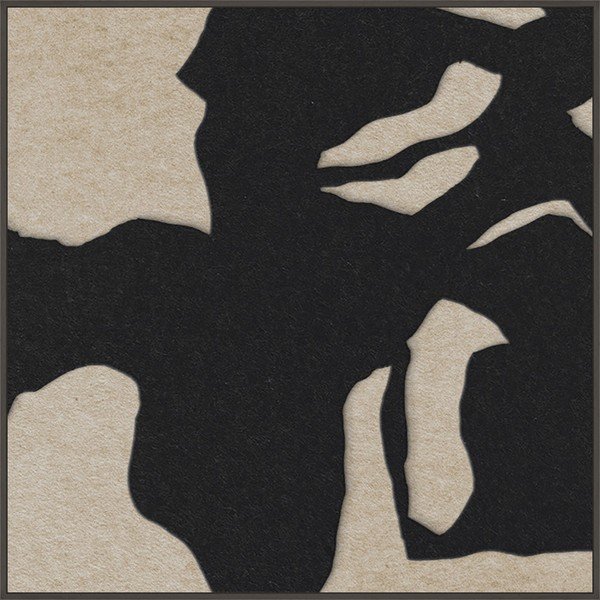 Tablou cu ramă/acustic 3D 102x102 cm Silent Shadow 1 – Malerifabrikken