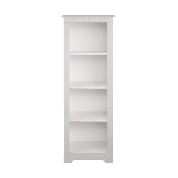 Bibliotecă albă din lemn de pin 50x135 cm Cubrix – Støraa
