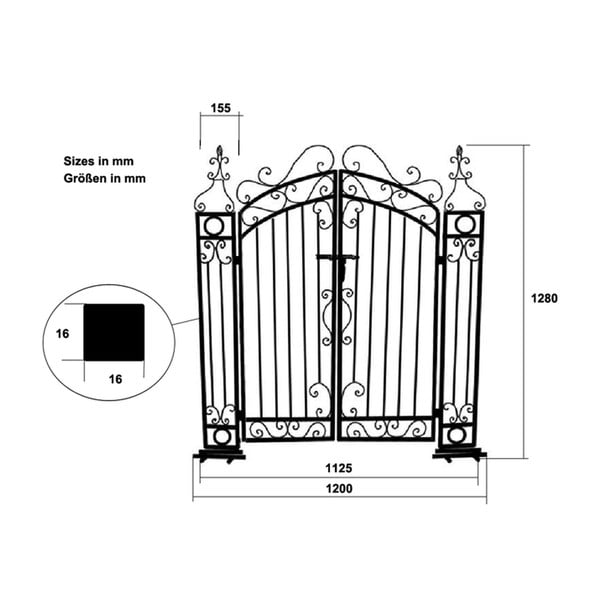 Poartă Galeras – Garden Pleasure-image-2