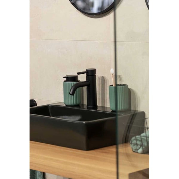 Set de accesorii de baie verde din ceramică Belluno – Wenko-image-1