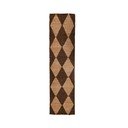 Covor tip traversă maro/în culoare naturală țesut manual din amestec de iută 80x230 cm Effie Diamond – Flair Rugs
