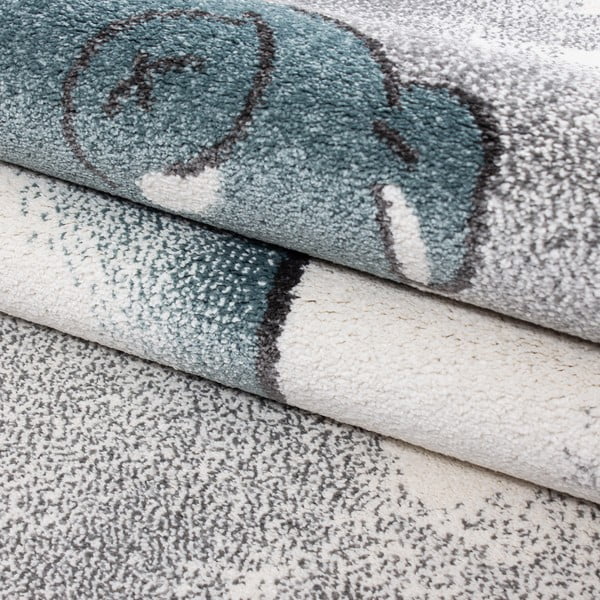 Covor pentru copii albastru/gri 140x200 cm Kids – Ayyildiz Carpets-image-2