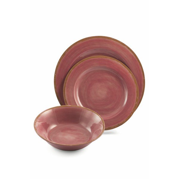 Set veselă Villa d'Este Lucia, 18 piese colorate-image-2