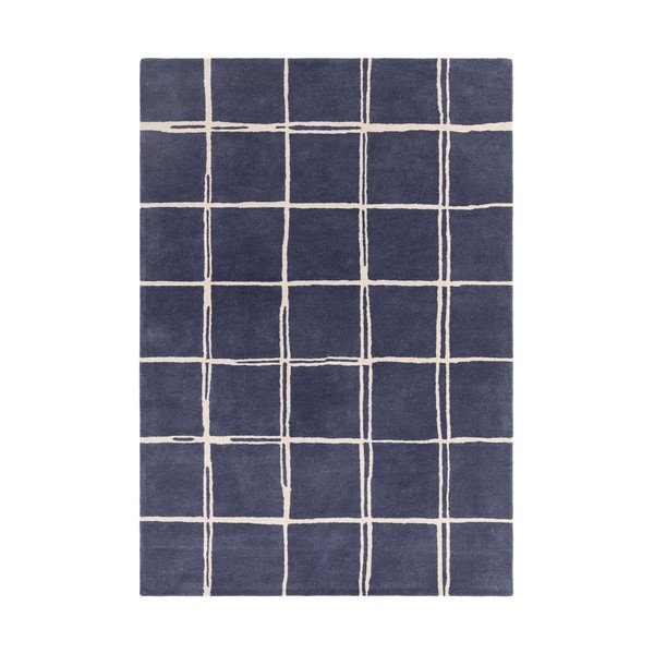Covor albastru țesut manual din lână 160x230 cm – Asiatic Carpets