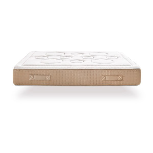 Saltea fermă/mediu-fermă cu arcuri reversibilă/termoregulatoare 160x200 cm  Hexaflex Bagged Springs Gel  – Moonia-image-2