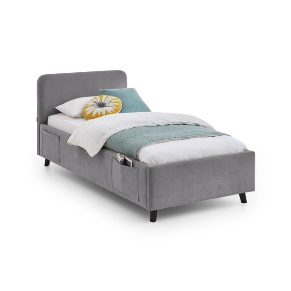 Pat pentru copii  gri fără somieră 90x200 cm Cosy – Meise Möbel
