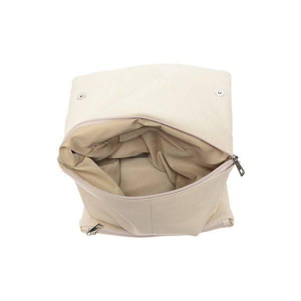 Rucsac din piele Isabella Rhea, bej-image-2