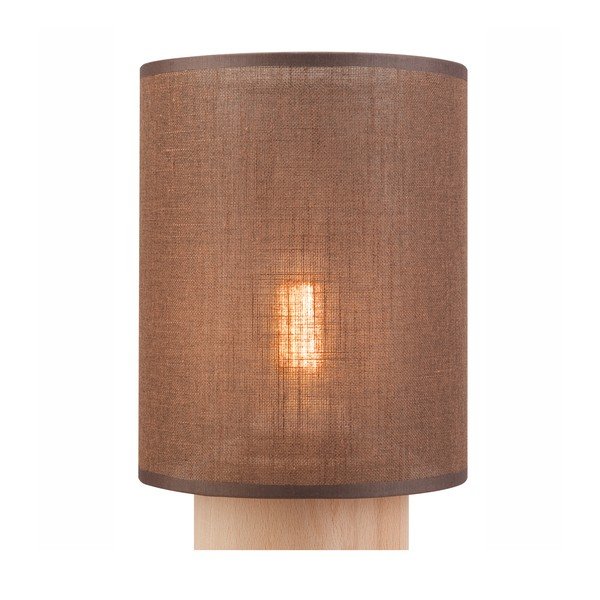 Veioză maro cu abajur textil (înălțime 30 cm) Ari – LAMKUR-image-4