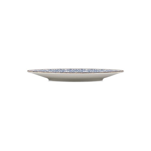 Farfurie albă/albastră din porțelan ø 25 cm Azul – BonBistro-image-3