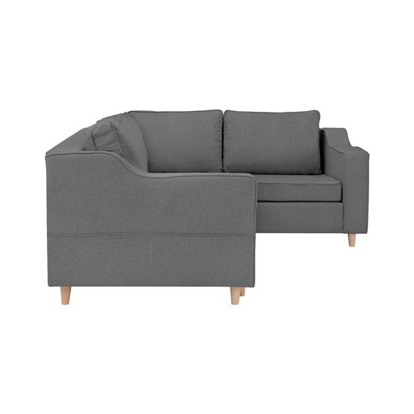 Canapea extensibilă cu 4 locuri Mazzini Sofac Jonquille, pe partea dreaptă, gri-image-4