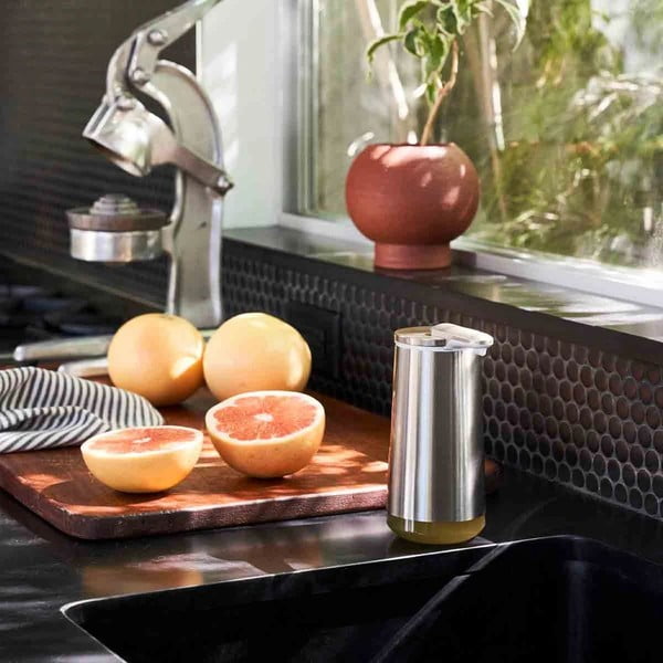 Dispenser de săpun cu senzor din oțel gri 266 ml - simplehuman-image-4