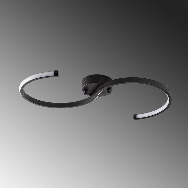 Plafonieră neagră LED 25x10 cm Es – Opviq lights-image-1