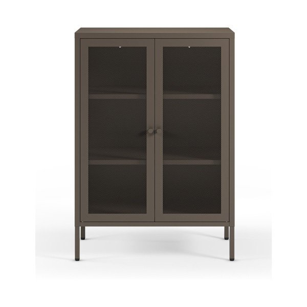 Dulap gri din metal 70x100x40 cm Fayna – Marckeric