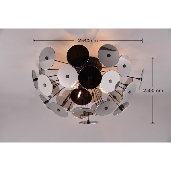 Plafonieră negru-mat Discalgo – Trio-image-3