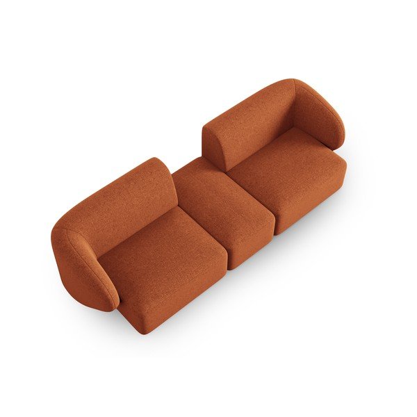 Canapea portocalie 239 cm Shane – Micadoni Home-image-4
