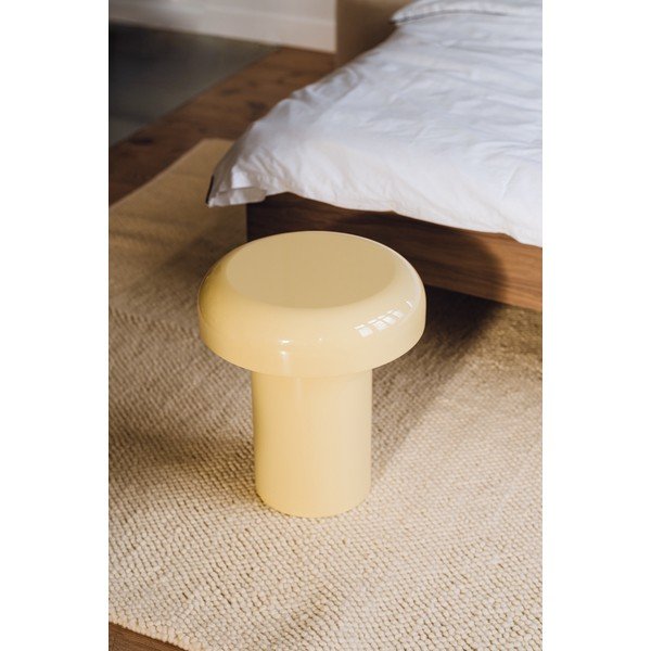 Măsuță auxiliară rotundă din oțel ø 40 cm Miko – noo.ma-image-1