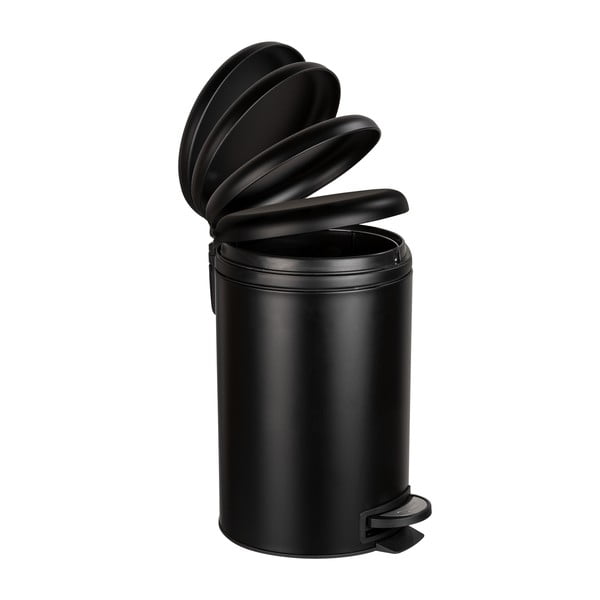 Coș de gunoi Wenko Leman Easy Close, 12 l, negru-image-1