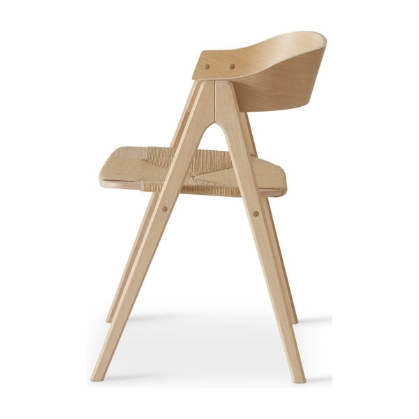 Scaun din lemn de fag și șezut din ratan Findahl by Hammel Mette, natural-image-4