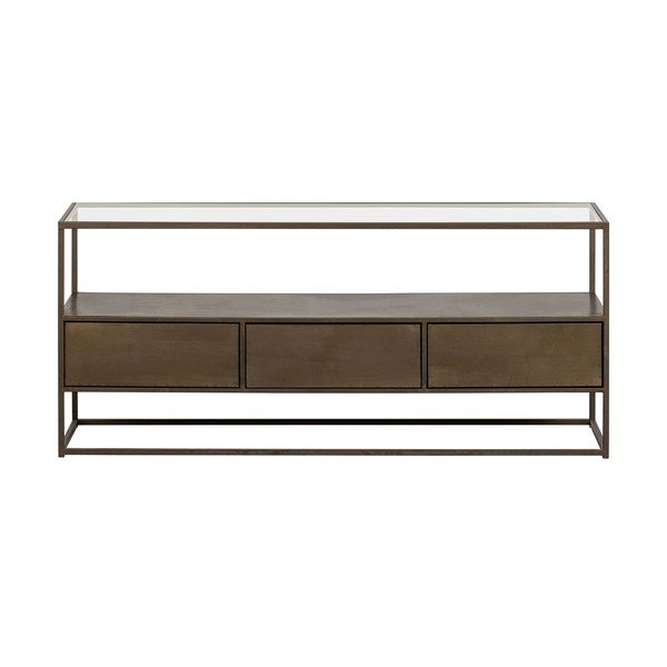 Comodă TV aurie din metal 115x50 cm Depart – BePureHome-image-4