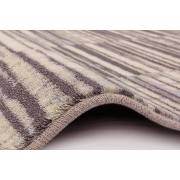 Covor gri din lână 160x240 cm Grids – Agnella-image-2