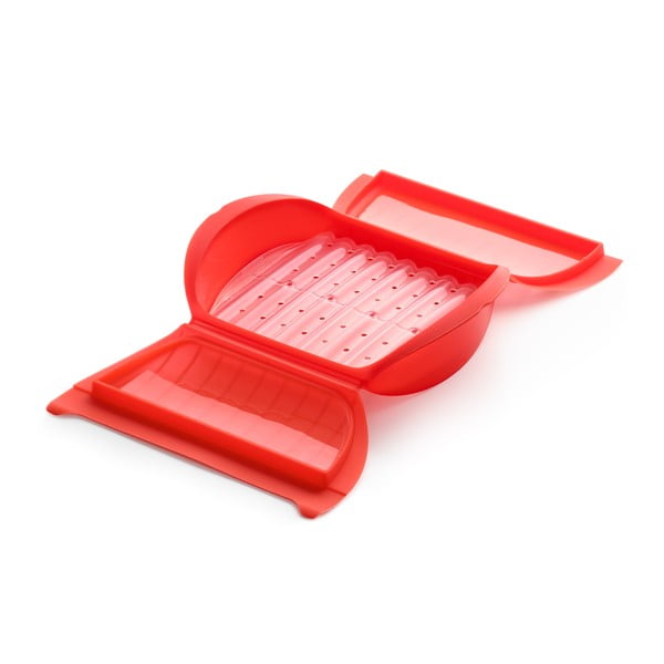 Recipient din silicon pentru gătire la aburi – Lékué