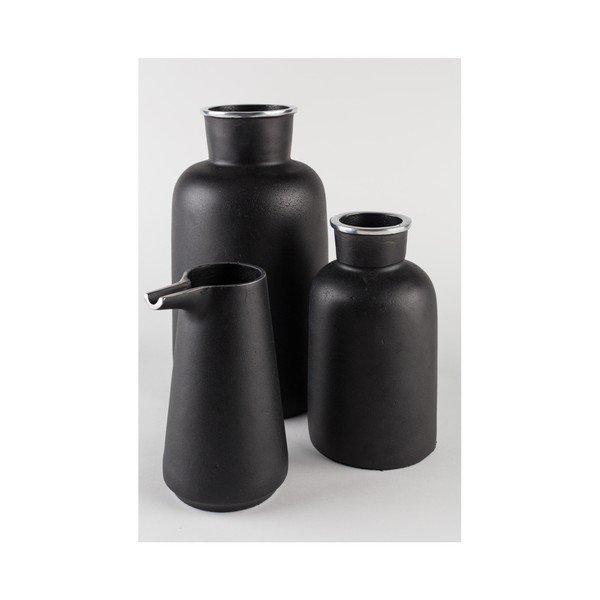 Vază Farma, înălțime 29 cm, negru-image-4