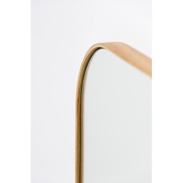 Oglindă de perete cu ramă din lemn de stejar Wireworks Gaze, 41 x 114 cm-image-4