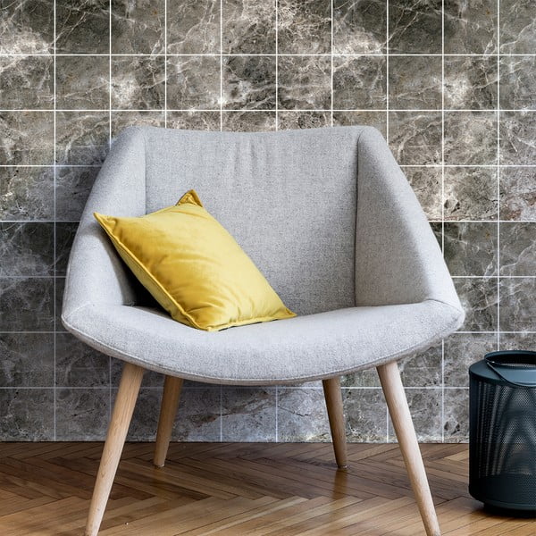 Autocolante pentru gresie 24 buc. 15x15 cm Marble Tiles Venezia – Ambiance-image-1