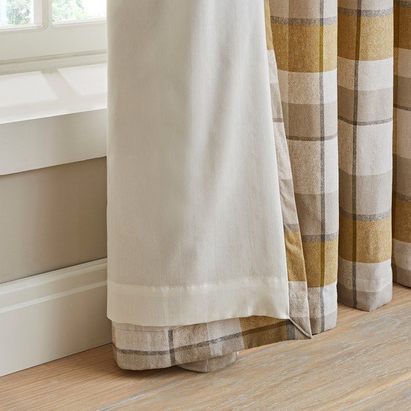 Draperii galbene-bej 2 buc. 168x183 cm – Catherine Lansfield-image-2