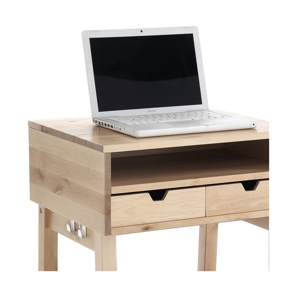 Masă pentru laptop din lemn de mesteacăn Tomasucci Arch-image-1