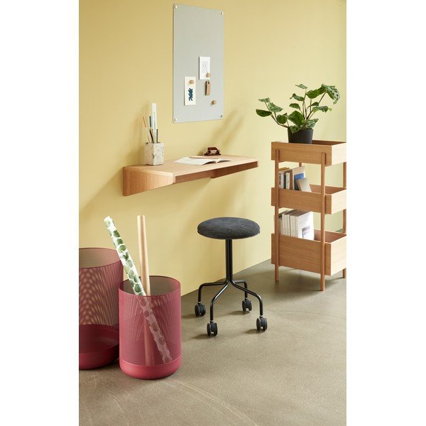 Birou de perete din lemn de stejar 35x80 cm Folk – Hübsch-image-1