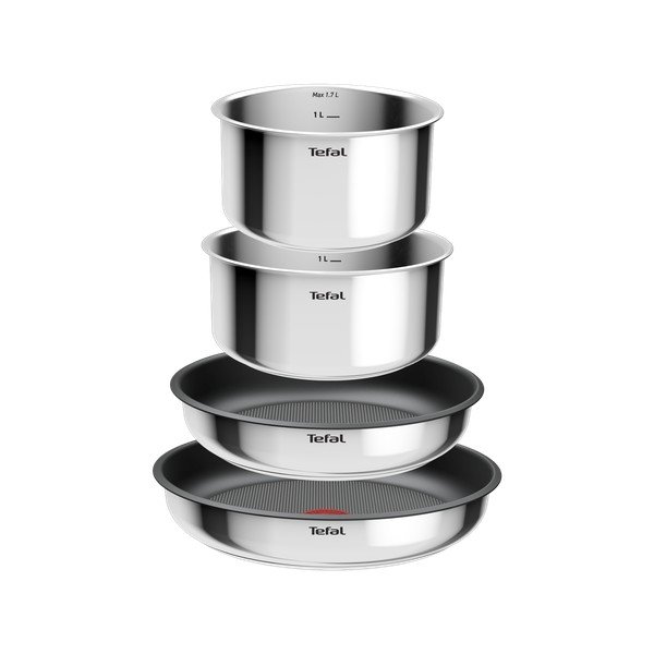 Set de vase pentru gătit 5 buc. din aluminiu INGENIO Cook Eat L881S504 – Tefal-image-2