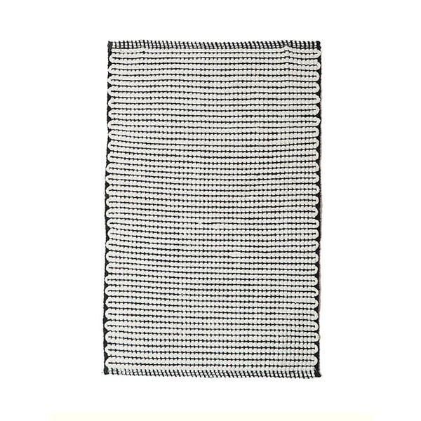 Covor din bumbac țesut manual Pipsa Points, 60 x 90 cm, gri închis