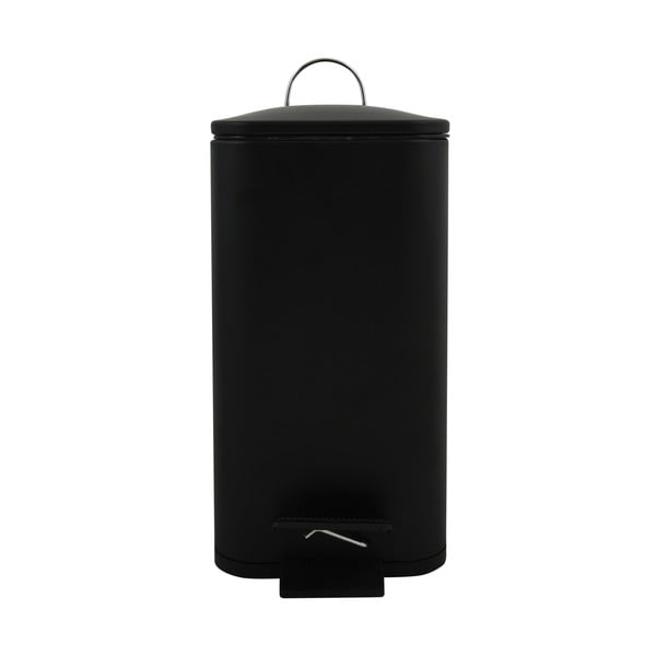 Coș de gunoi negru mat cu pedală din oțel 5 l   Erik – Spirella-image-3