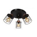 Plafonieră neagră din metal Glob – Candellux Lighting